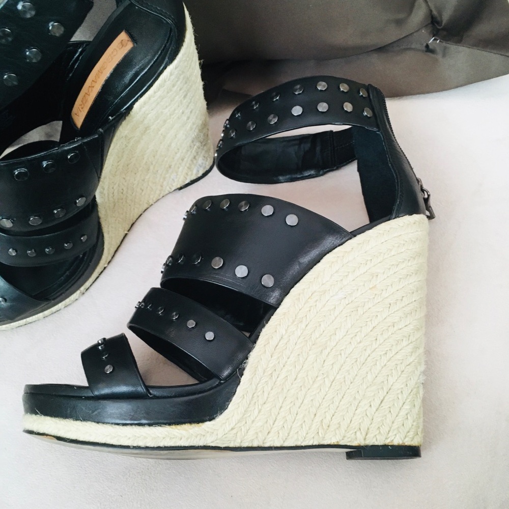 BCBG Studded Wedges - Picture 9 of 9